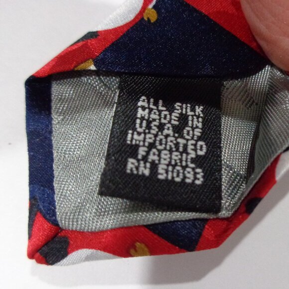 Holiday Traditions Hallmark Men's All Silk Necktie Snowman Holiday Christmas Tie - Picture 6 of 6